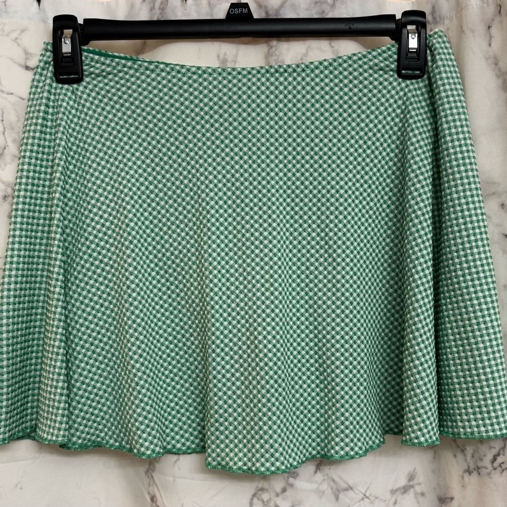 Target Green Gingham Circle Skirt
